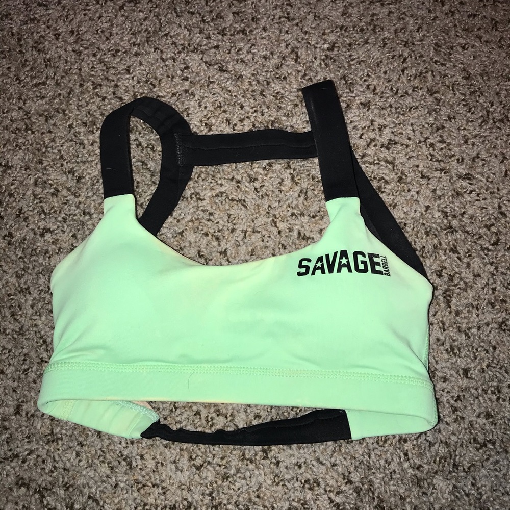 Savage barbell sports bra